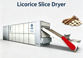 Licorice drying machine